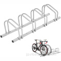 4自転車フロアパーキング調節可能なバイクラックパーキングガレージ
